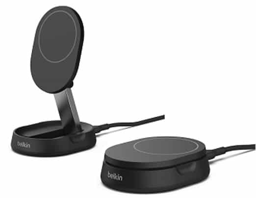 Belkin – BoostCharge Pro Universal Wireless Charging Station -15 Watt – with Easy Alignment, Fast Wireless Charger for Apple iPhone, Samsung Galaxy, Apple Airpods Pro and Other MagSafe Devices – Black – WIA007VFBK